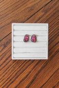 Purple Spiny Earrings