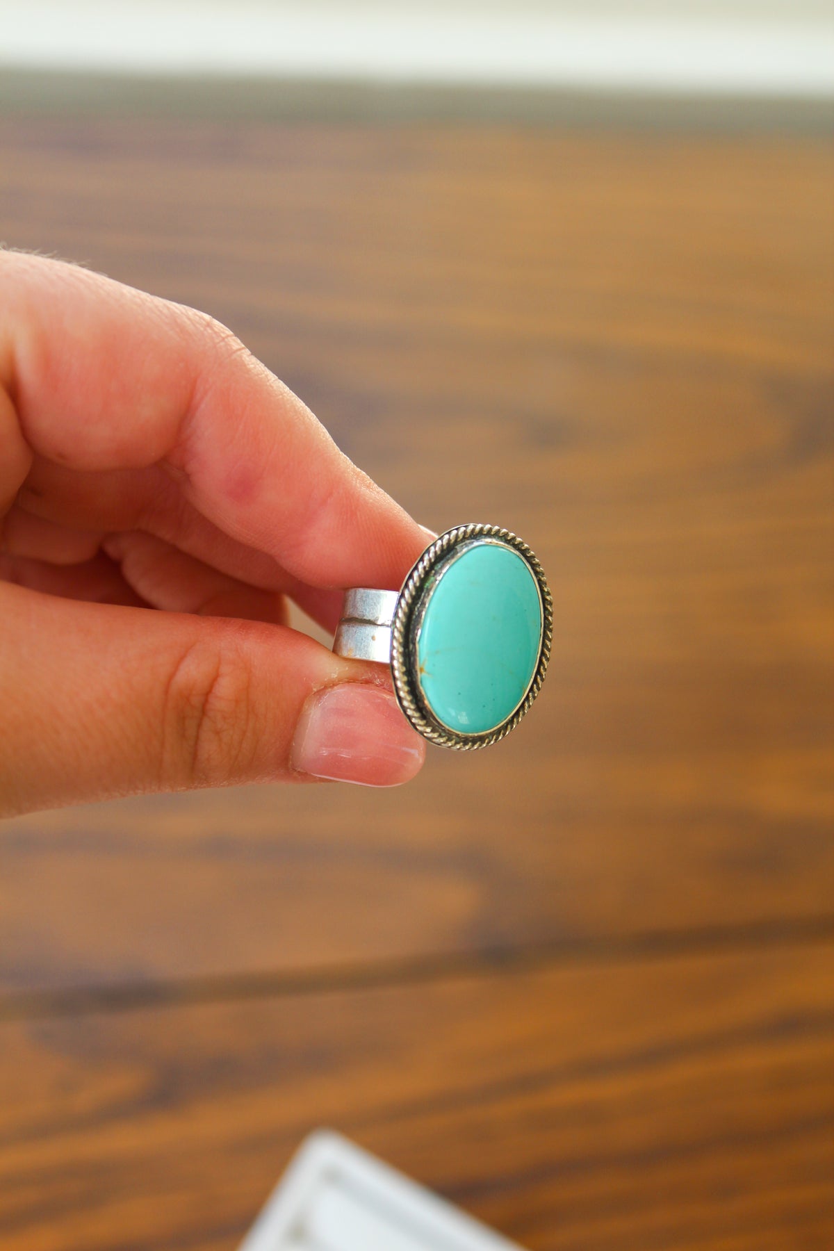 Blue Glacier Turquoise Ring