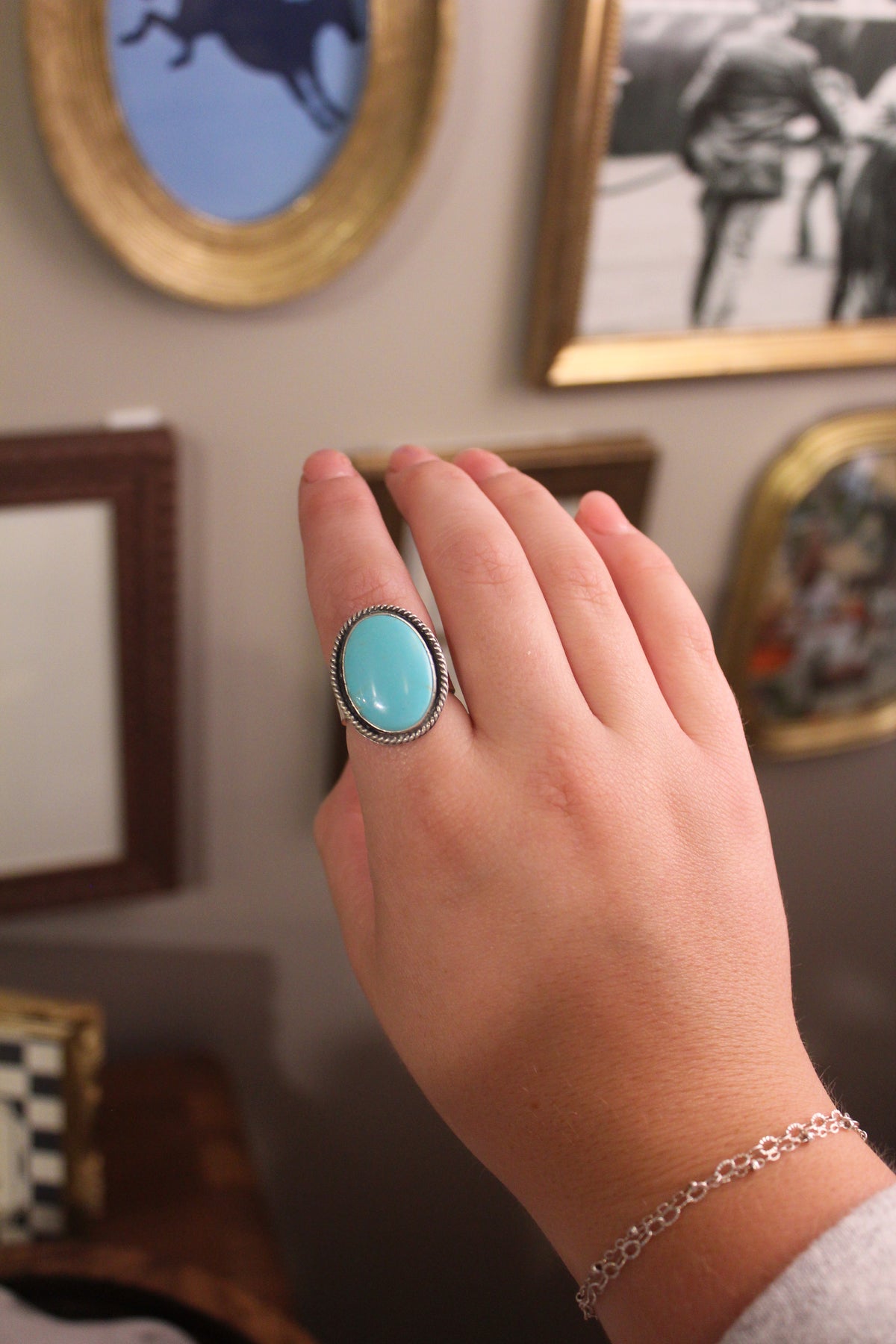 Blue Glacier Turquoise Ring