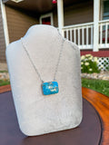 Turquoise Bar Necklace