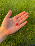 Red Spiny Chain Bracelet